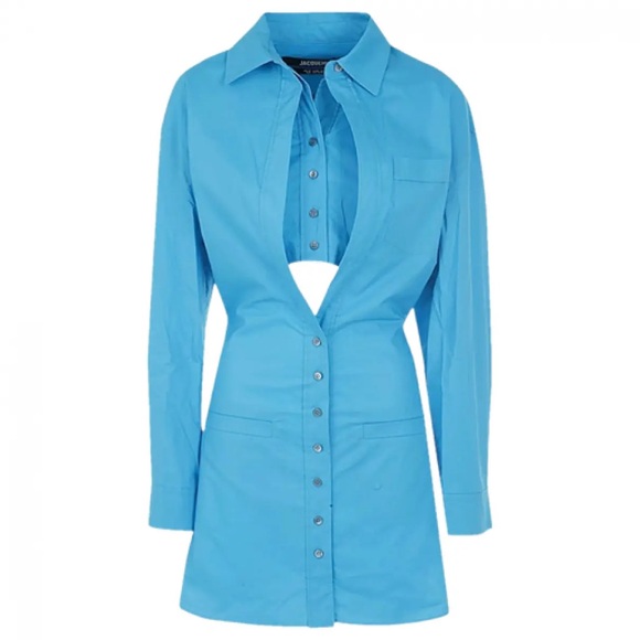 Jacquemus | Dresses | Jacquemus La Robe Baunhilha Layered Shirt Dress |  Poshmark